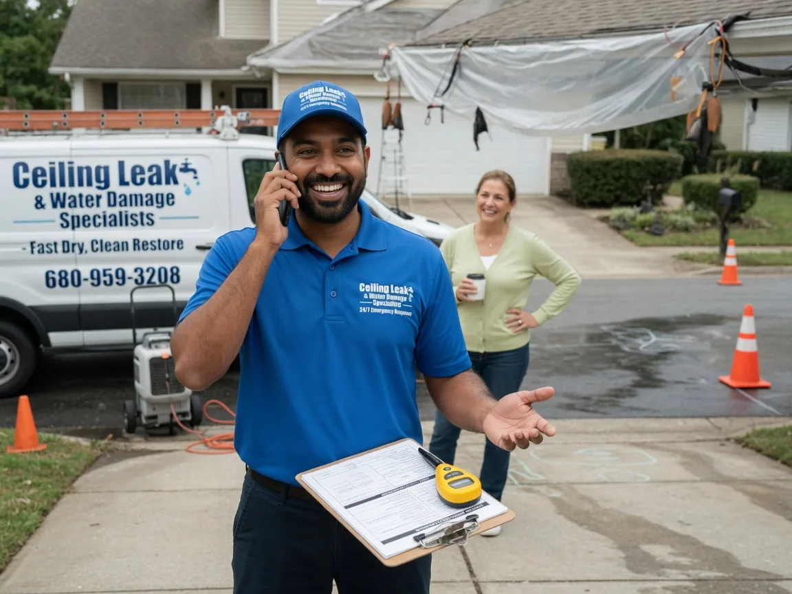 Ceiling Leak Cleanup Woodbury Heights, NJ FAQs